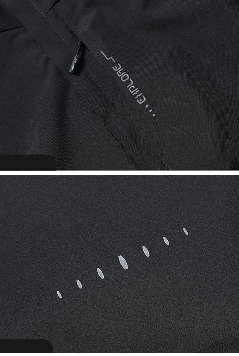 Mens Casual Outdoor Windbreaker Jacket with Detachable Hood Waterproof Windproof Lightweight Coat for Travel Fishing W250711