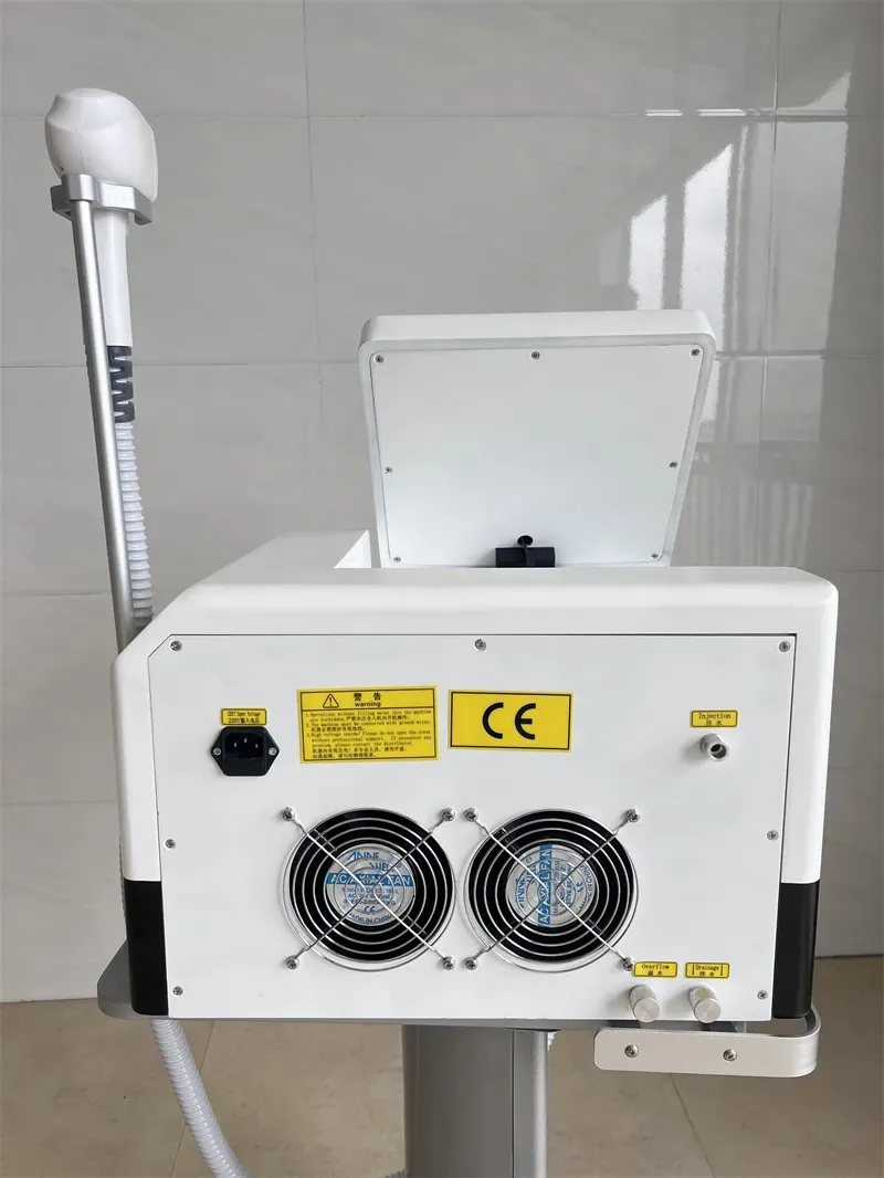 Professional Ice Platinum755 808 1064nm Diode Laser Hair Removal Machine with Cooling Permanent Painless Three Wavelength Epilator