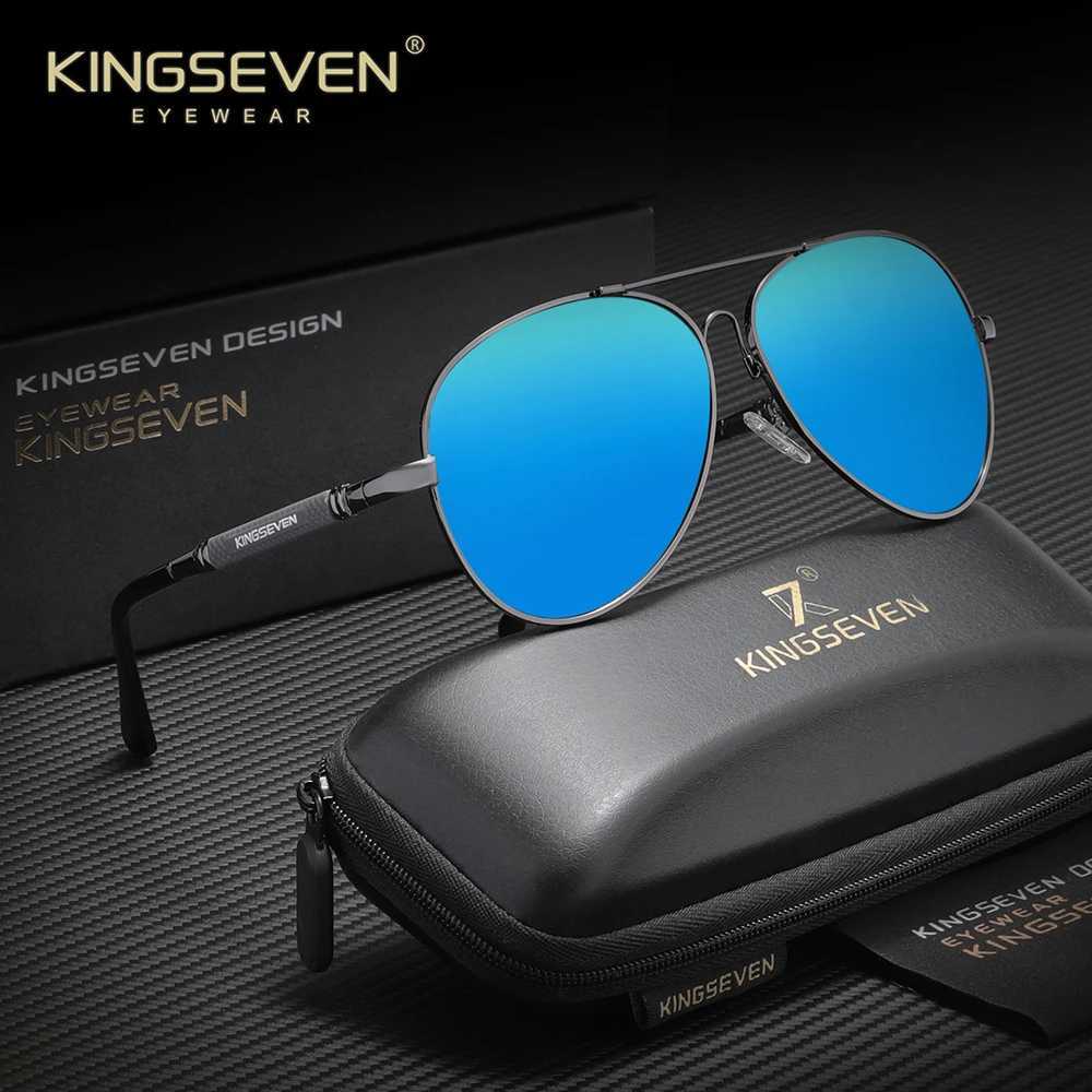 KINGSN ot Sunes Quality Titanium Alloy Polari UV400 Trendy es For Men Wen Driving Eyewear W250709