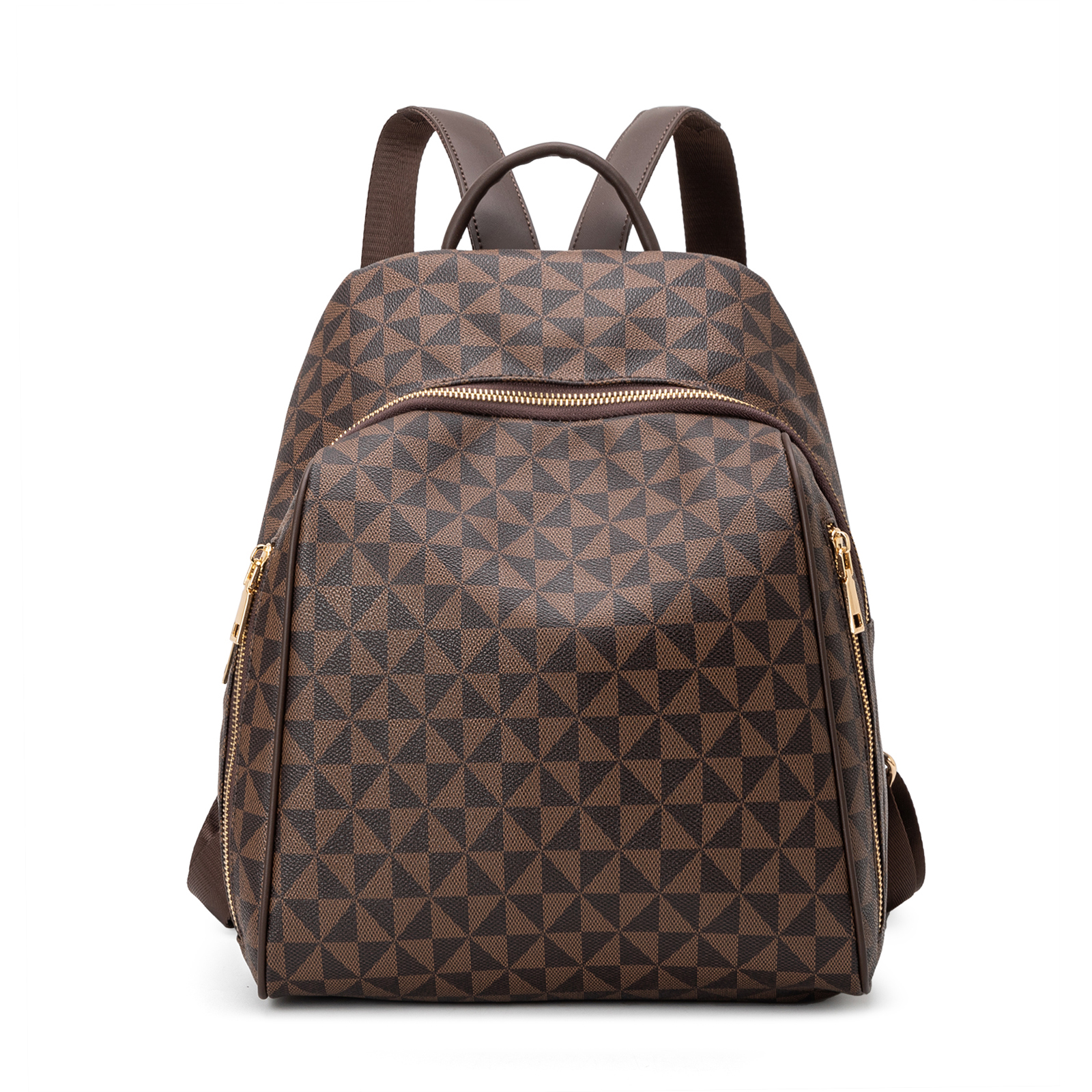 Large Capacity New backpack with fashionable retro print and large capacity outdoor travel backpack for woman