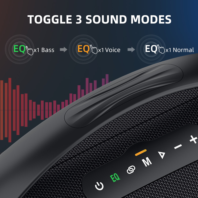 S97 Compact Home Portable Bluetooth Speaker with Rich Stereo Sound & 20H Playtime