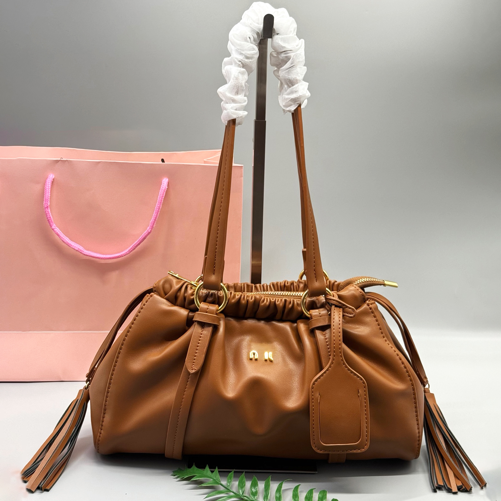 Luxury Brand Women's Underarm Handbag Large Capacity Shoulder Bag Top Leather Clouds Bag Pleated Bag Women's Work Bag Fashion Travel Shopping Bag Weekend Bag