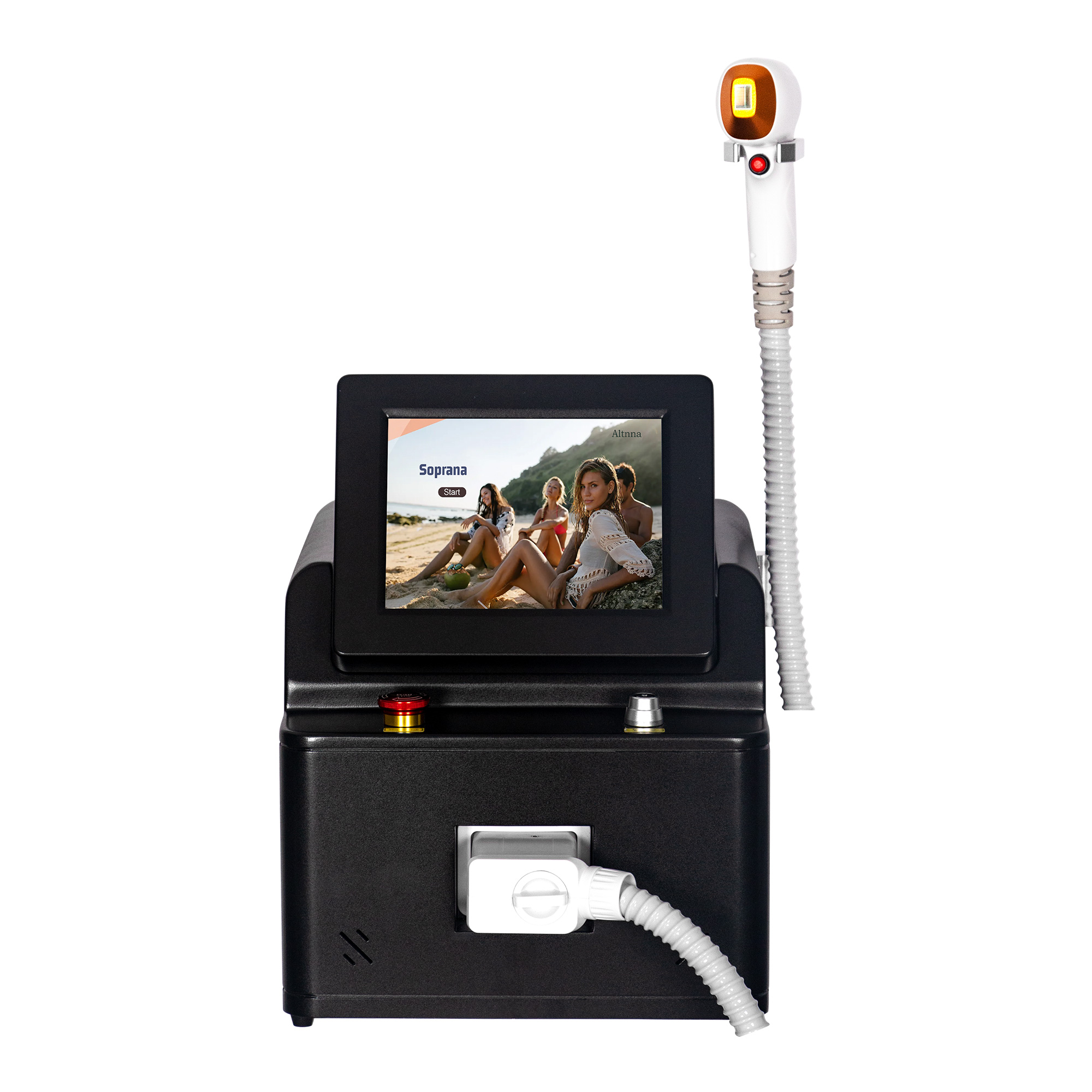 Diode Laser755 808 1064NM Multi Wavelengths Hair Removal Machine Cooling Head Painless Laser Epilator Face Body Hair Removal
