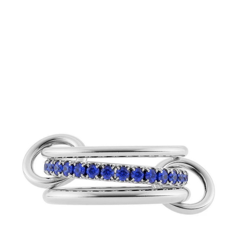 luxury jewelry designer jewelry Cross-Border Hot-Selling Light Luxury High-Grade Copper Inlaid Zircon Multi-Color Surround Ring Creative Personality T