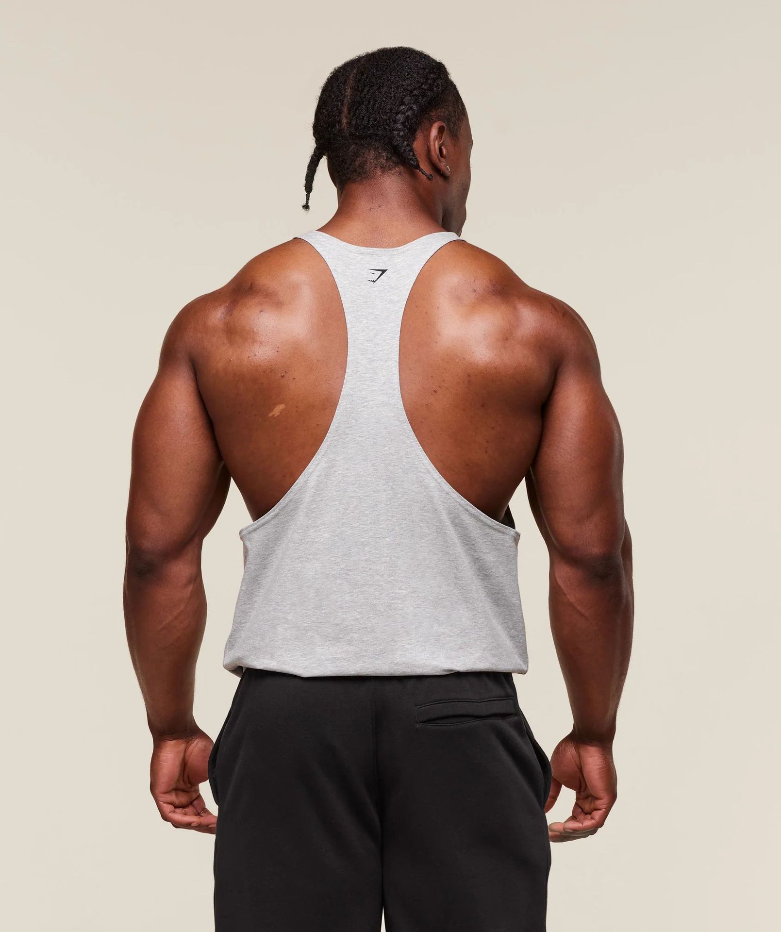 Men Sports Fitness Slim-fit Vest Casual Breathable Elastic Gym Casual Fitness Vest Shark Sports Wear