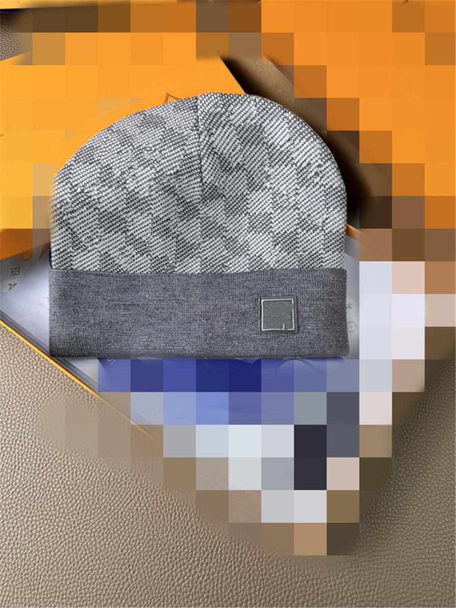 205aa Fashion Designer Knitted Hat Beanie Cap Ski Hats Snapback Mask Mens Fitted Winter Skull Caps Unisex Cashmere Plaid Letters Luxury Casual hat
