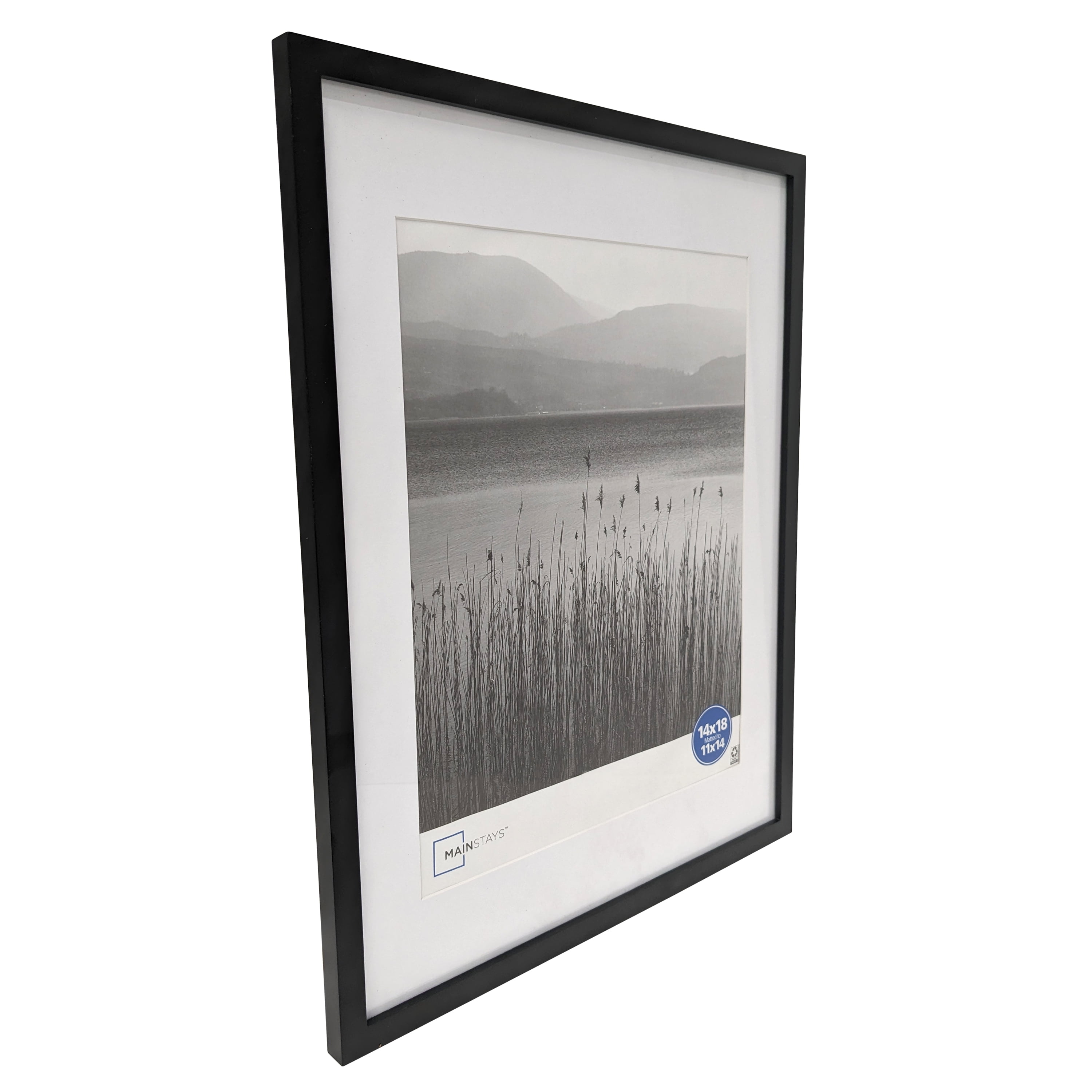 14x18 Matted to 11x14 inch Black 0.5 Gallery Wall Picture Frame2 pack H260306
