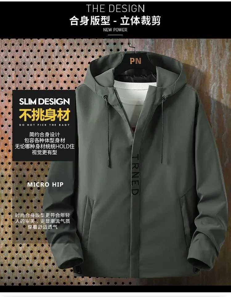 Spring Autumn Mens Jacket Casual Stylish Outerwear W250711