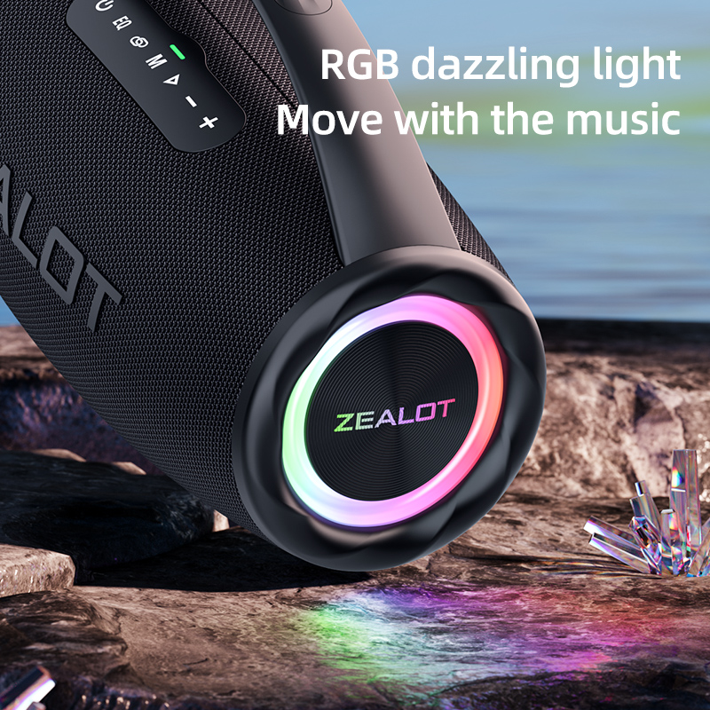 S97 Compact Home Portable Bluetooth Speaker with Rich Stereo Sound & 20H Playtime