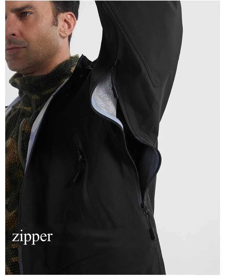 Waterproof Hard Shell Tactical Jacket Pants Mens Windbreaker Thin Breathable Coat Outdoor Sports Hiking Jackets Climbing Clothes W250711