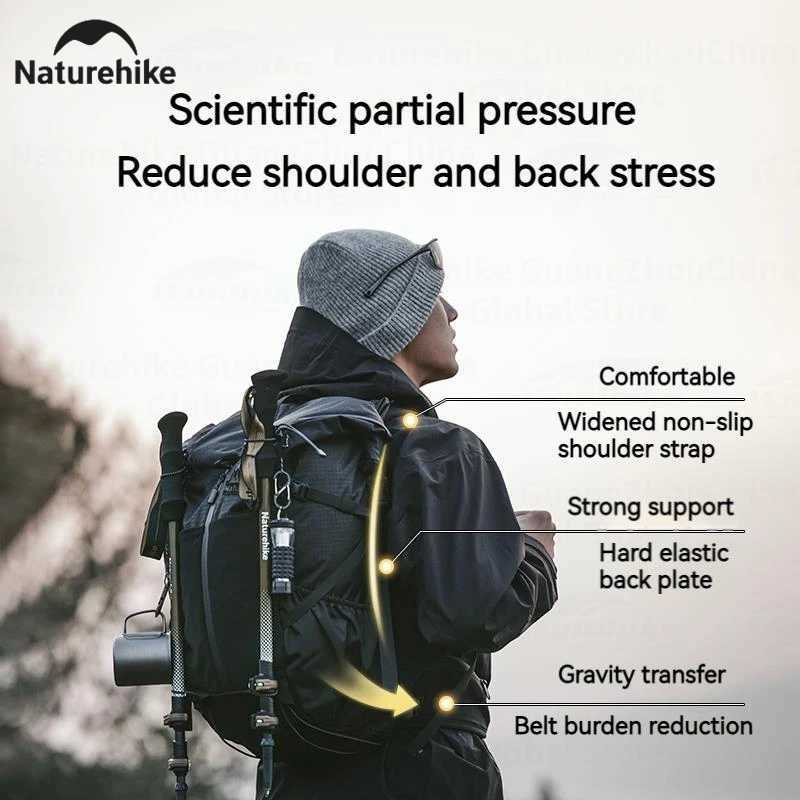 Naturehike 30+5L Ultralight Backpack Waterproof Camping Outdoor Climbing Hiking Sport Mountaineering Shoulder Men Women Bags y250710