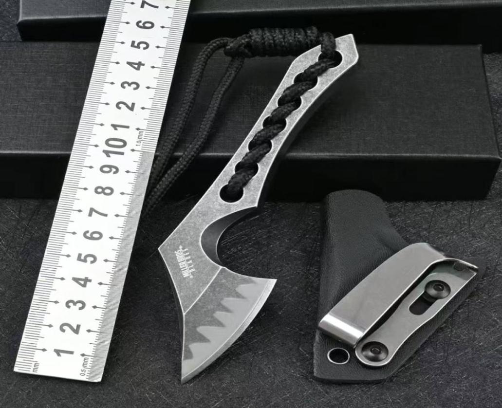 Miller Bros BIsdes Axe Outdoor Portable Hack With Kydex sheath camping tools Hunting military Tactical gear travel household pract9325647