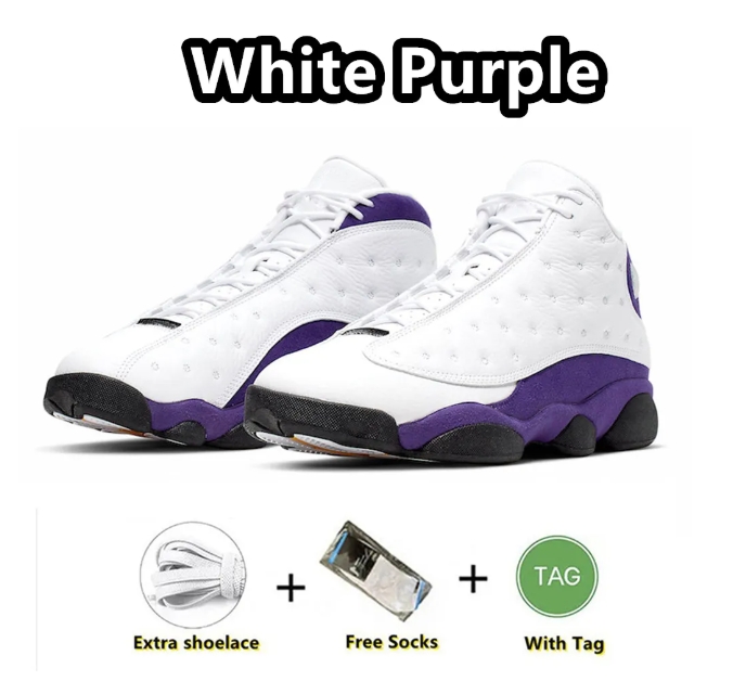 With Box 13 13s Basketball Shoes Designer Shoes Panda J13 Outdoor Sneakers For Men Women Red Black White Flint Wheat Wolf Grey Playoffs Purple Cap Gow