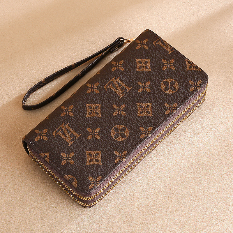 Luxury Designer Wallet Women's Long Wallet 2025 - Large Capacity Double Zippered Compartments & Coin Pocket Fashion Bifold
