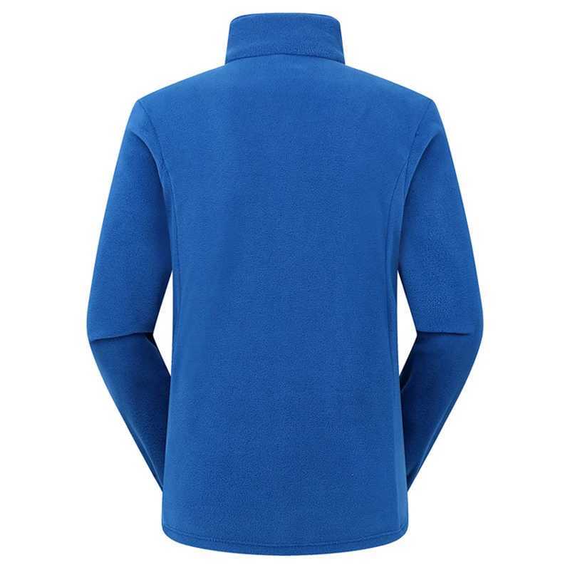 Soft Polar Fleece Jacket with Pockets Lightweight Outdoor Recreation Full Zip Coat W250711