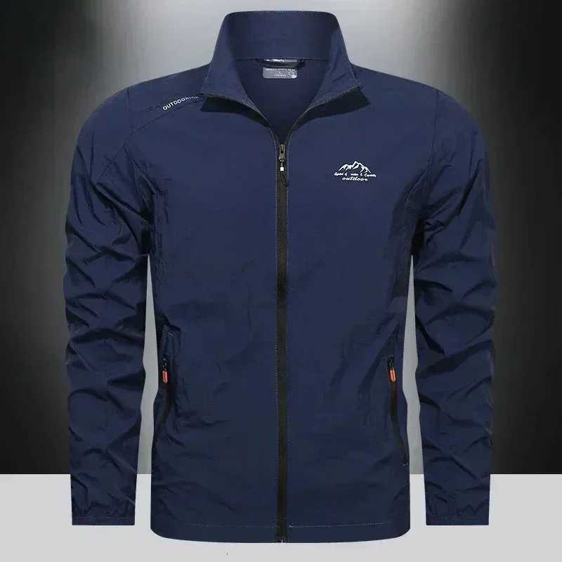 UPF00+ Men Summer Windbreaker Zip Pockets UV Sun Protection Jackets Breathable Ultra-light Clothes Outdoor Skin Thin Coats Camp W250711