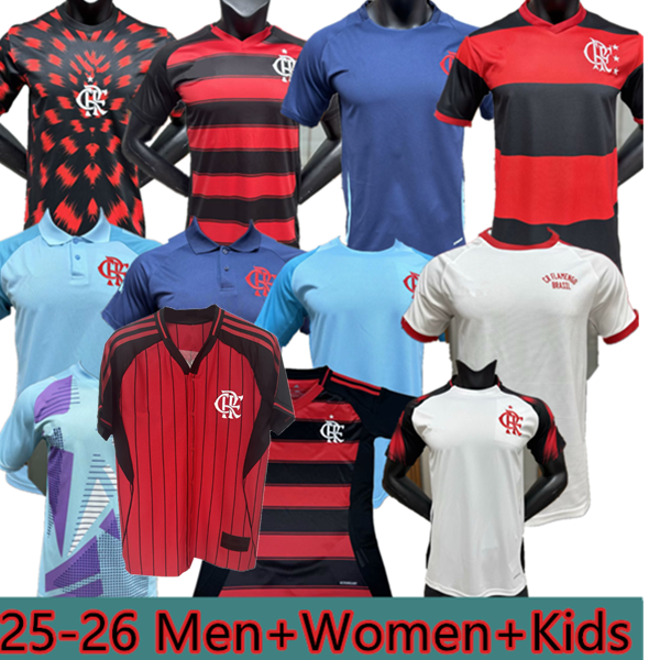 2025 2026 Flamengo Soccer Jerseys 25-26 home away 3rd football shirtDIEGO GABRIEL B. GABI PEDRO VIDAL DE GERSON Camisa Mengo Men Women Kids Kit Football Shirts