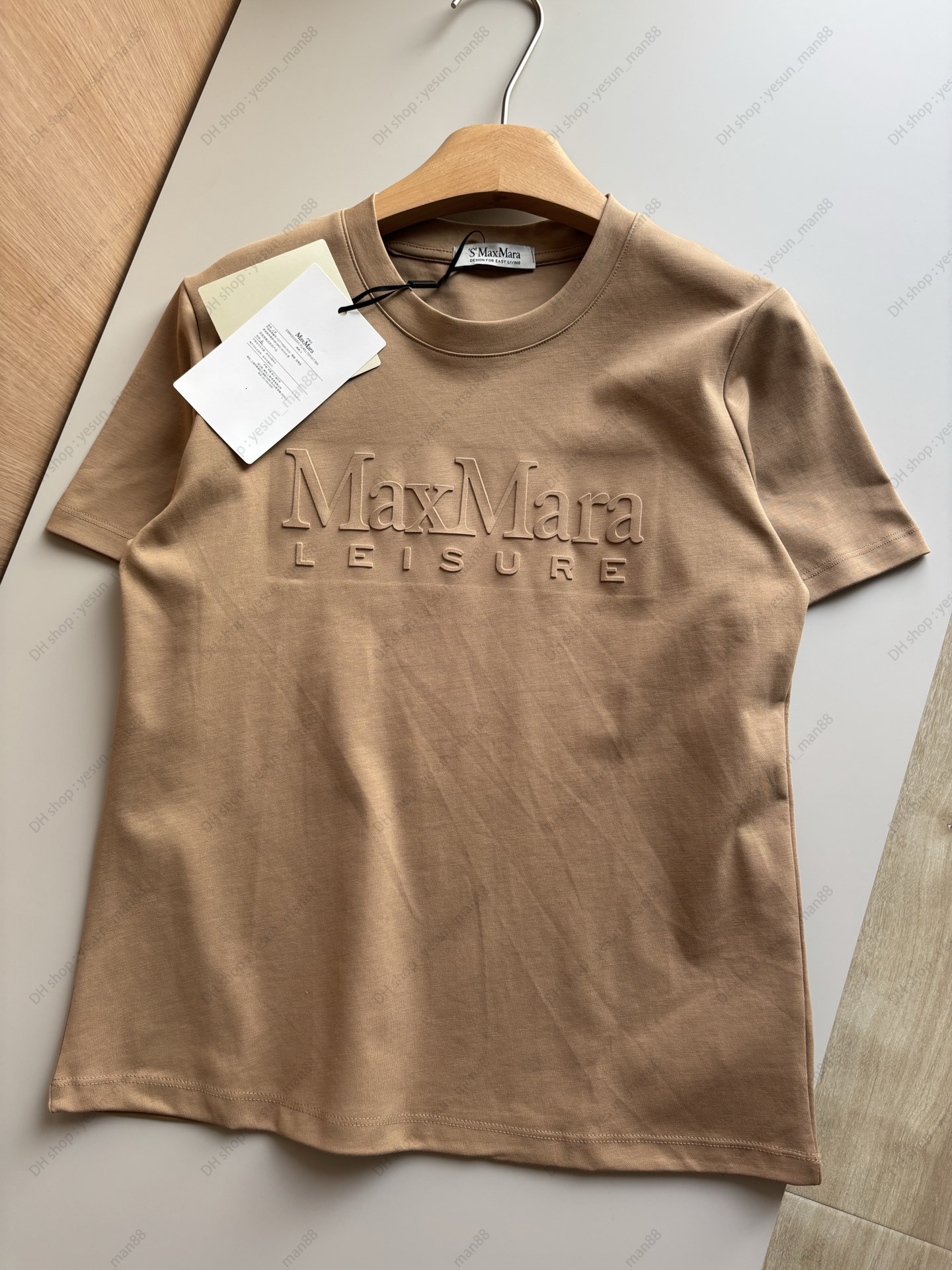 Maxmaraes Designer Women T Shirts maxmaraness Fashion Women Luxury Clothes With Letters Casual Summer Short Sleeve Woman Clothing S-XL