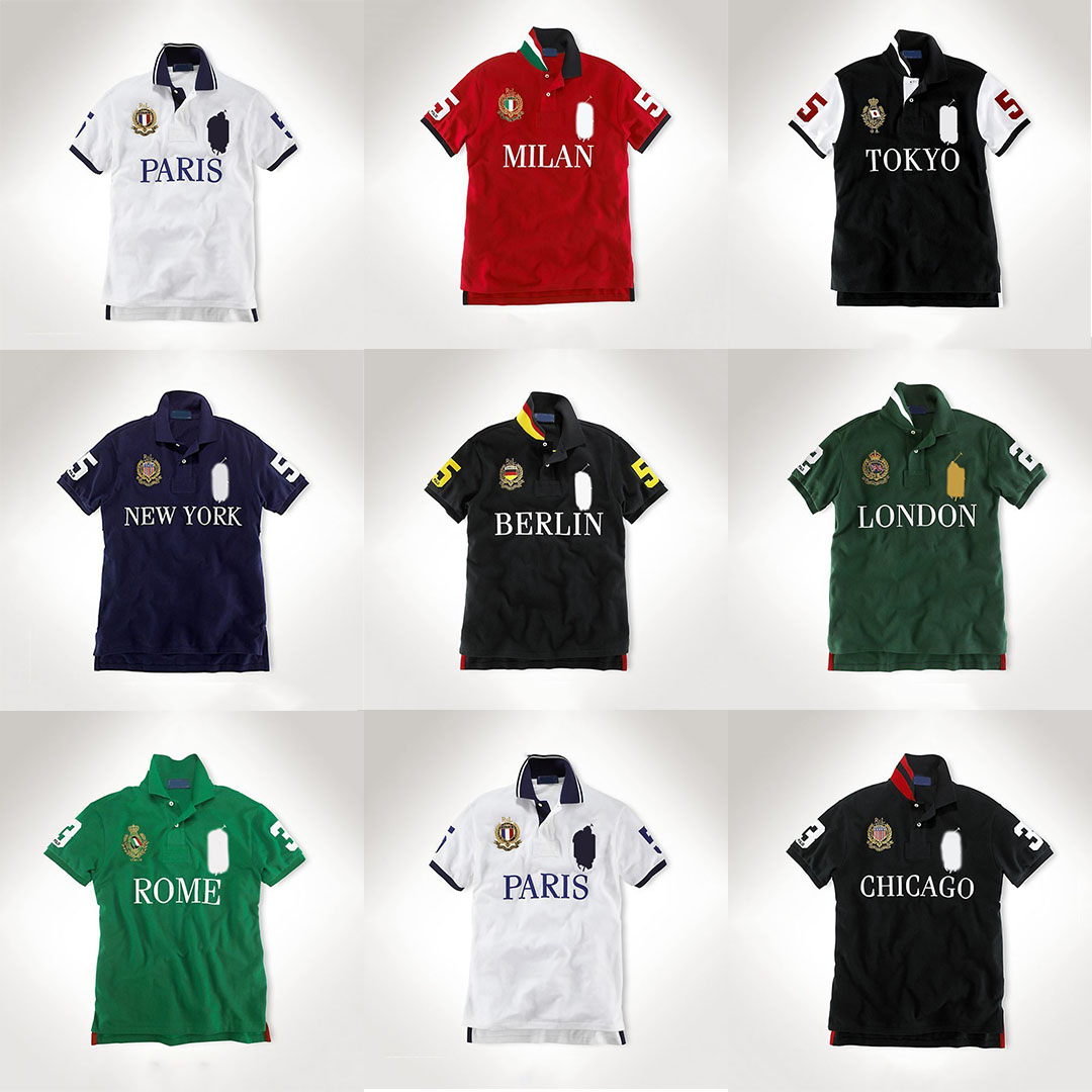 Designer Mens Polos Embroidery Graphic Casual Lapel T-shirt Short-sleeved Polo Shirts Mens Sportswear