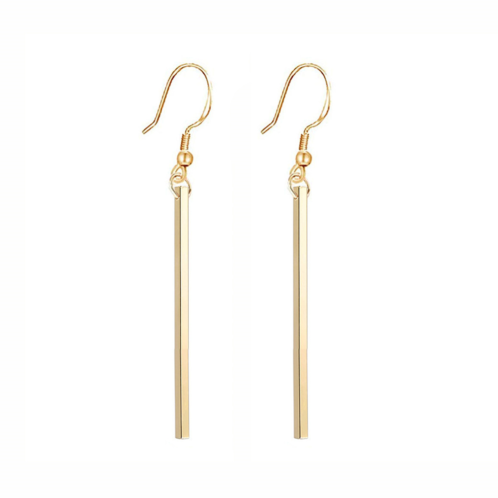 Fashion Cuboid Dangle Dleng Erecchini All'ingrosso Orecchini In Acciaio Inossid…