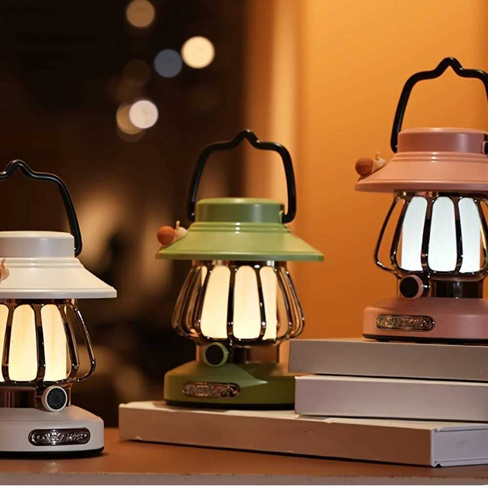 Retro Snail Design Camping Night Light Portable Rechargeable Outdoor Light for Tent Atmosphere Light Courtyard DecorationXJ250710