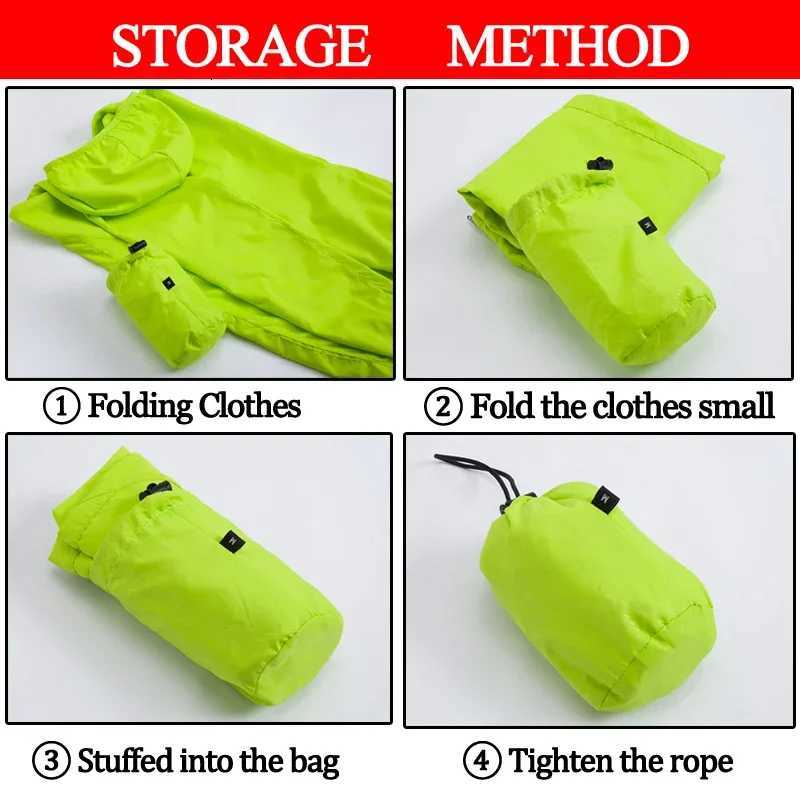 100% Cotton Waterproof Quick Dry Camping Windbreaker Trekking Fishing Rain Coat Outdoor Anti UV Clothes W250711