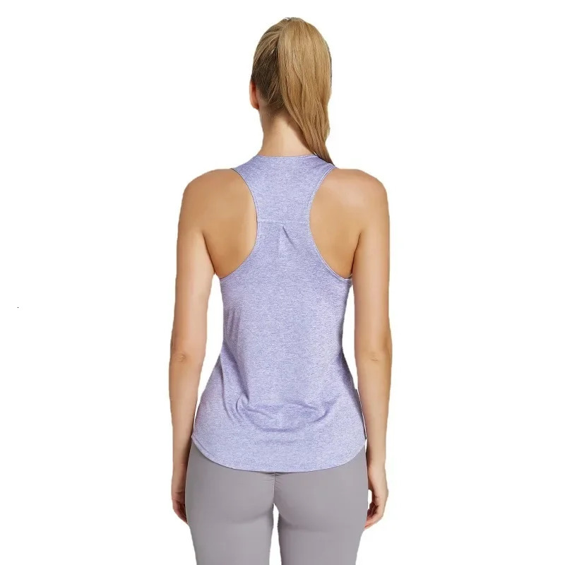 Women Gym Yoga Vest Athletic Fitness Sports Tank Tops Quick Dry Running Blouse Workout Sleeveless Back Shirts Top y250708