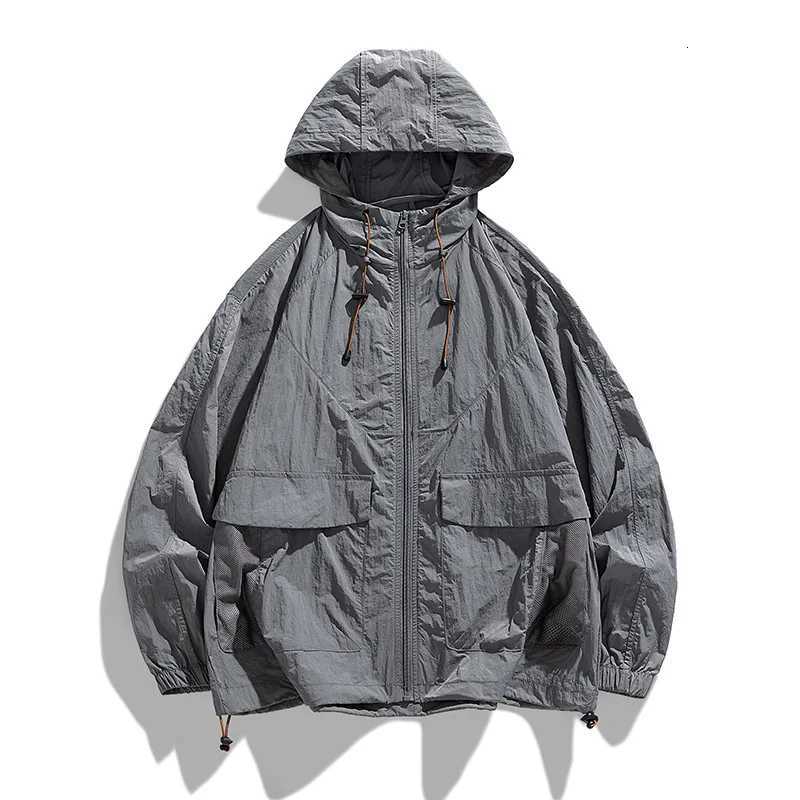 Outdoor Sun Protection Clothing Ultra-thin Anti-ultraviolet Sun Protection Clothing Breathable Sports Workwear Jacket W250711