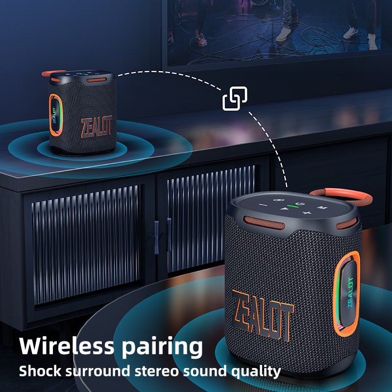 S122 Wireless Home Portable Design Bluetooth speaker - Portable Design, Deep Bass, and Multi-Device Connectivity