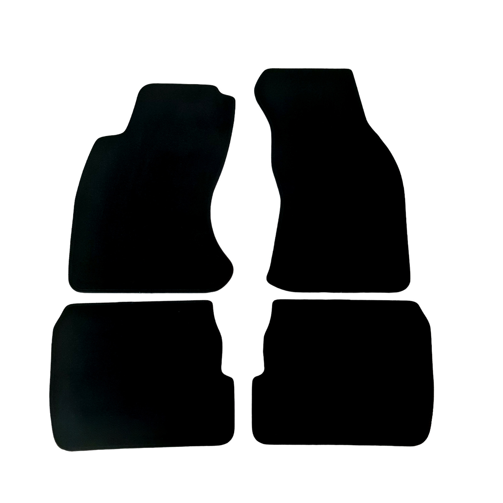 Car Floor Mats For A6 C5 S6 RS6 Waterproof Black Velour Carpet Liners New