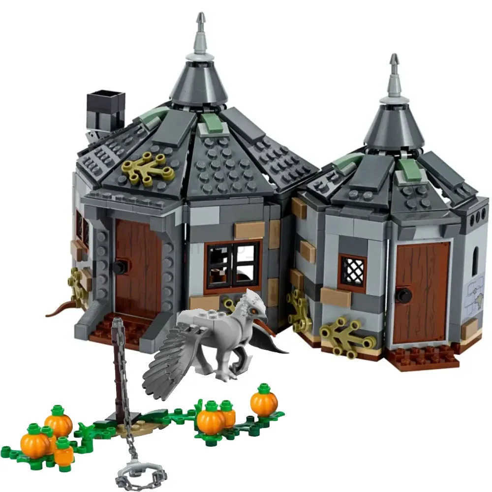 496Pcs MOC Movie Buckbeak Compatible Magical World House Building Blocks Children Toys Birthday Christmas Gift M250711