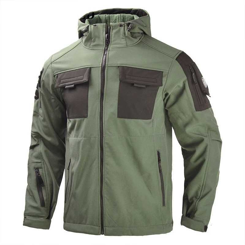 Winter Waterproof Tactical Jacket Soft Shell Russia Camo Military Combat Fleece Coat Outdoor Multi Pocket Hiking Climbing Jacket W250711
