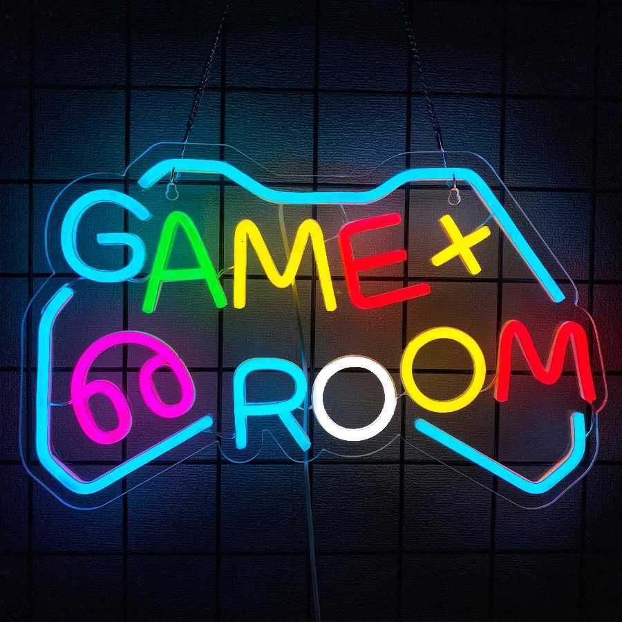 Game Zone Neon Signs for Gamer Room DecorLed Gaming Light Neon Sign for Wall Decor Bedroom Game Room Signs Gamer GiftsXJ250710