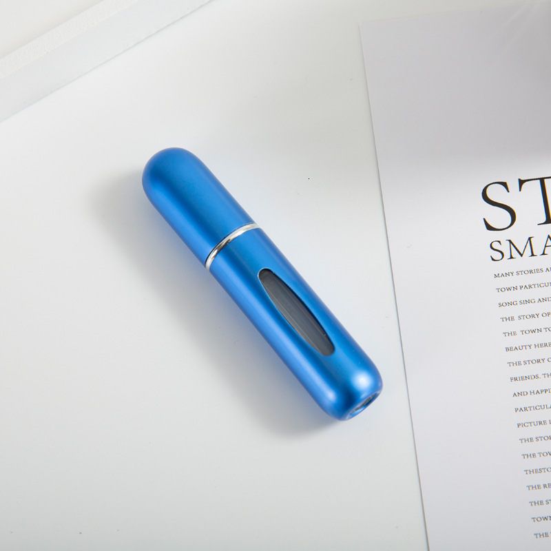 5ml Small Window Bottom Direct Refill Self-Pump Spray Aluminum Press Perfume Bottle