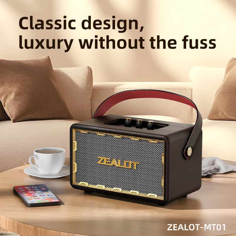 MT01 Portable Wireless Bluetooth Speaker 12 Hours Playtime with Detachable Carry Strap