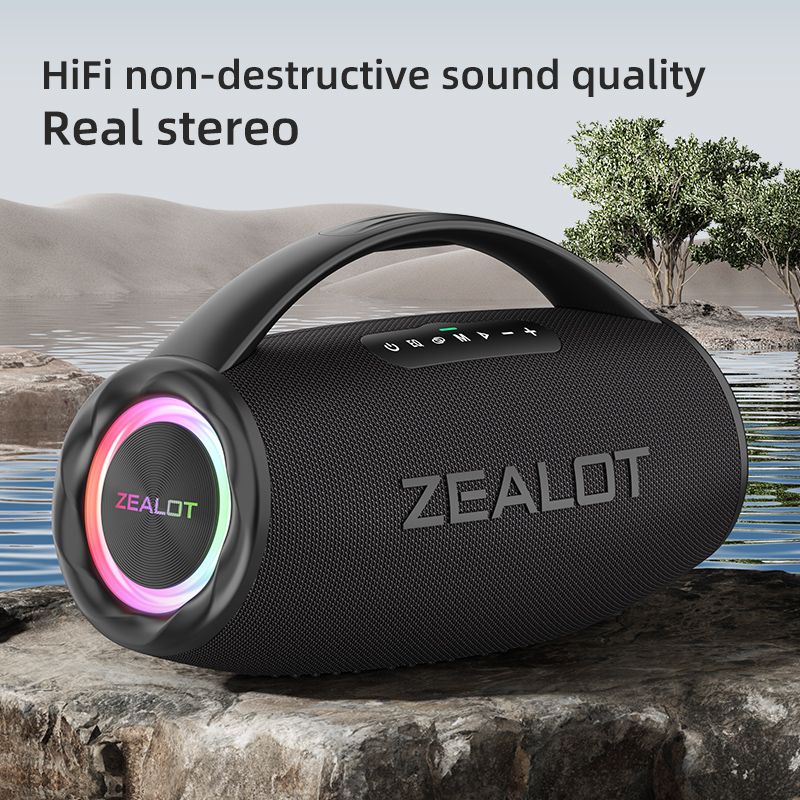 S97 Compact Home Portable Bluetooth Speaker with Rich Stereo Sound & 20H Playtime