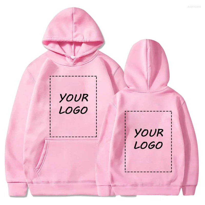 Men's Hoodies Custom Design Your Logo Hooded Clothes Street Harajuku Jacket Sweater
