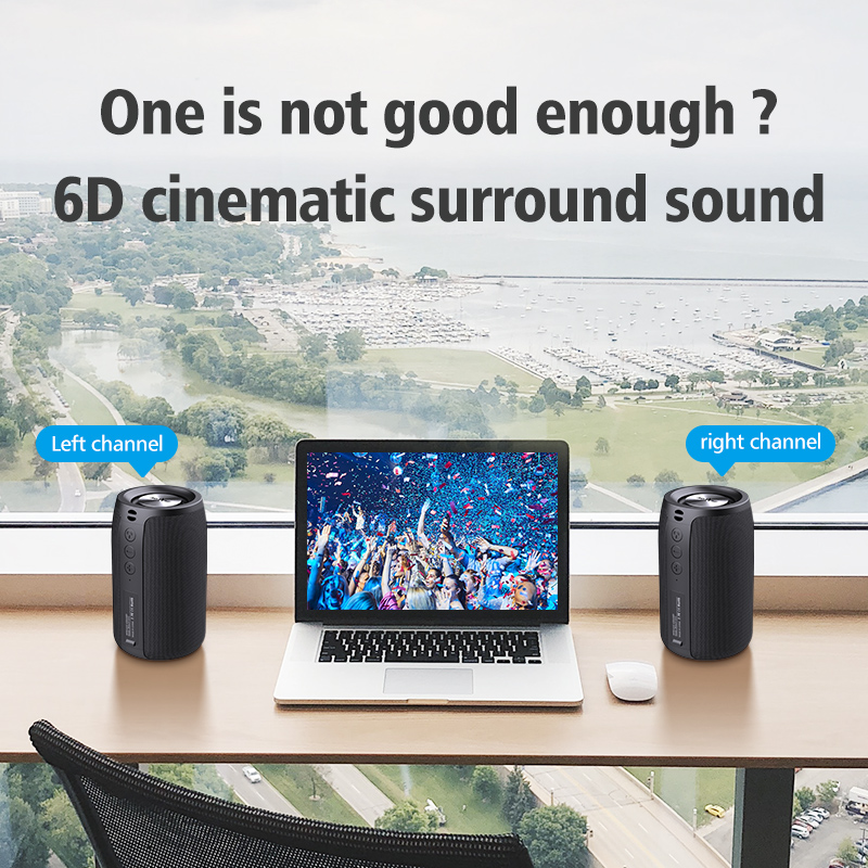 S32 Sleek Portability Meets Excellent Acoustics: Robust Waterproof Bluetooth Speaker