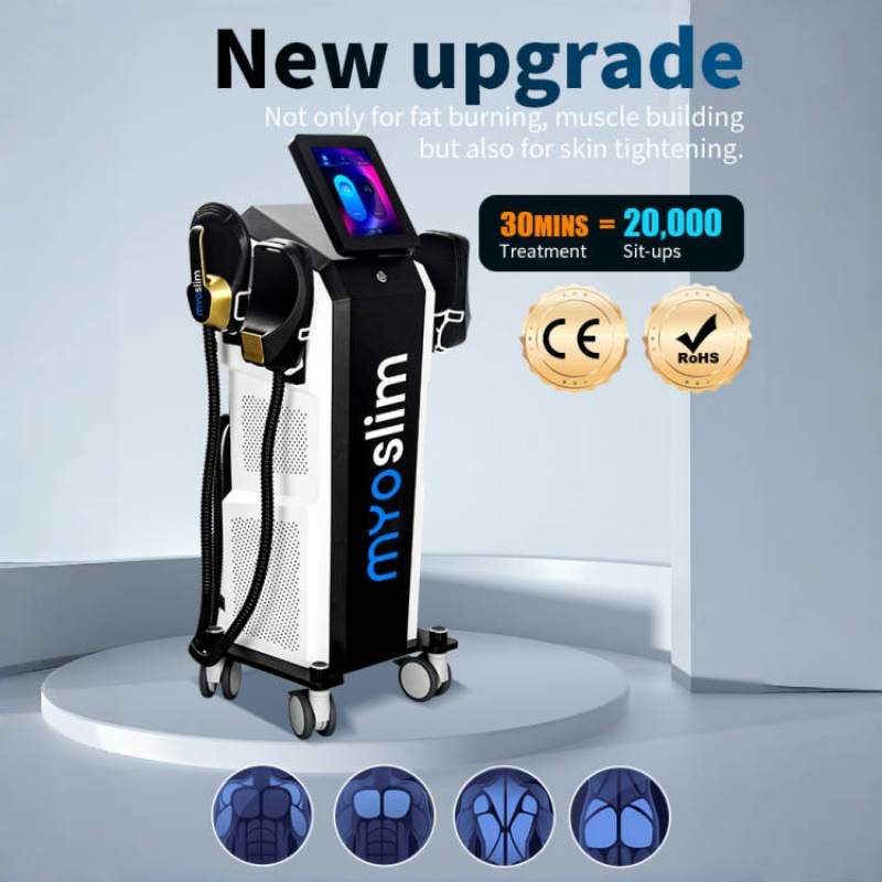 Upscale Myoslim 6500W 15 Tesla RF Body Sculpt Machine Fat Body Slimming Technology Muscle Stimulation Sculpting