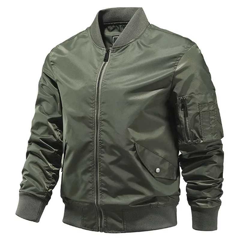 Bomber Jacket Men Winter Autumn College Camouflage Jackets Men Motorcycle Coat Windproof Army Pilot Military Jacket Streetwear W250711