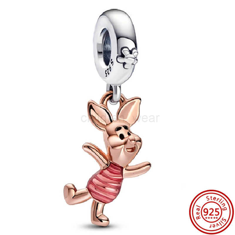 Disney Winnie the Pooh Tiger Piglet Birthday Charm Fit Pantaro Bracelet DIY Women Exquisite High Quality Jewellery Gift W20250711