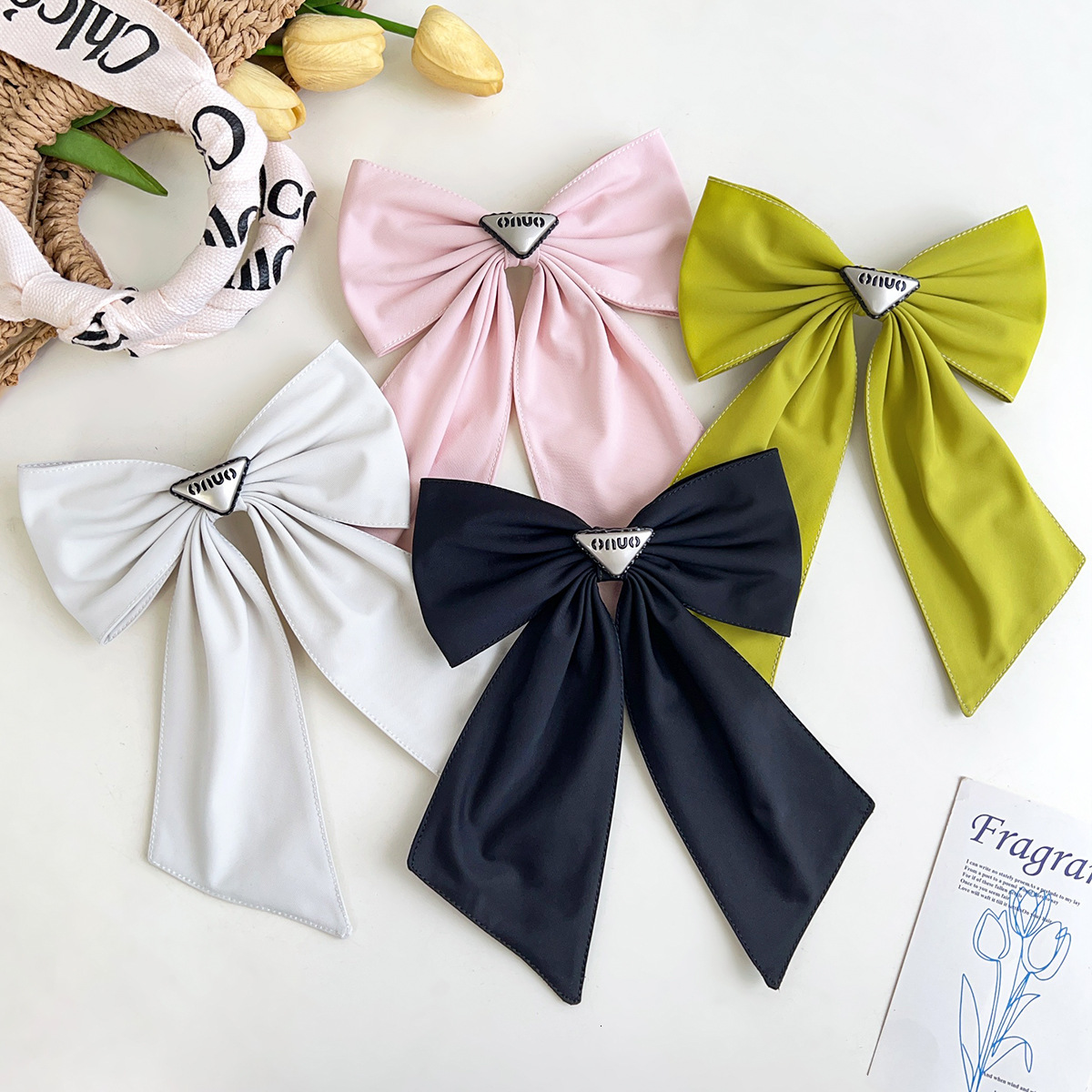 Korean Heavy Industry Hair Clip for Women Black Big Bow Hair Accessory for the Back of the Head Elegant and Graceful Spring Clip Hair Ornament 250711