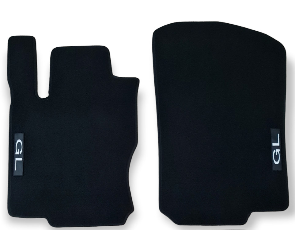 Front Car Floor Mats For Mercedes GL X166 Velour Auto Liners Waterproof Carpet