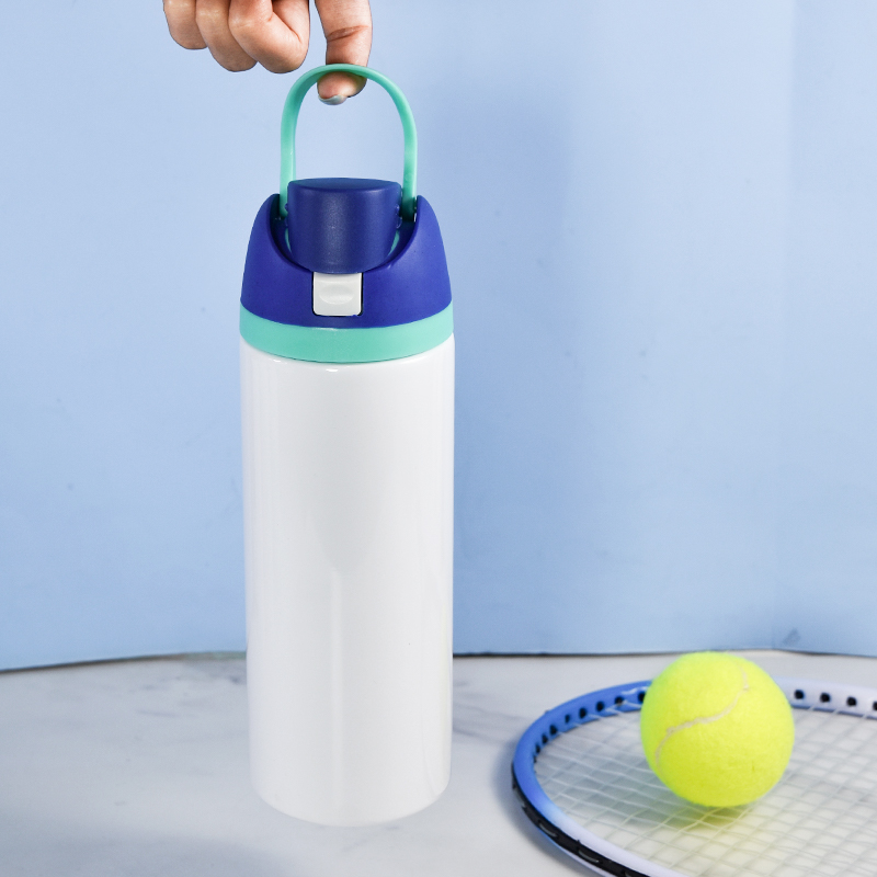 24oz sublimation straight tumbler stainless steel sports water bottle drinking tumbler outdoor camping cup vacuum insulated travel portable bottles do