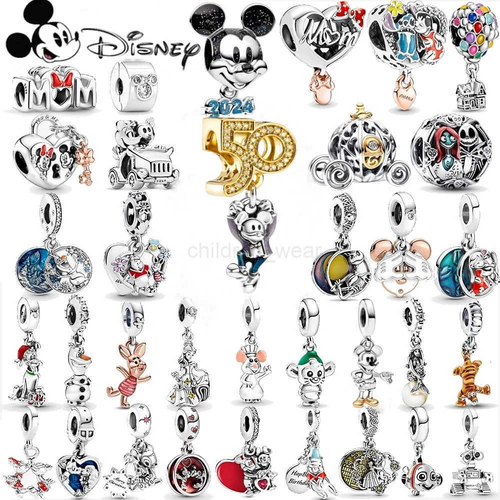 Disney isney Charm Mickey Hot Air Balloon Beads Fit The Original Bracelet Character Charm Beads Beautiful DIY Jewelry Making W20250711