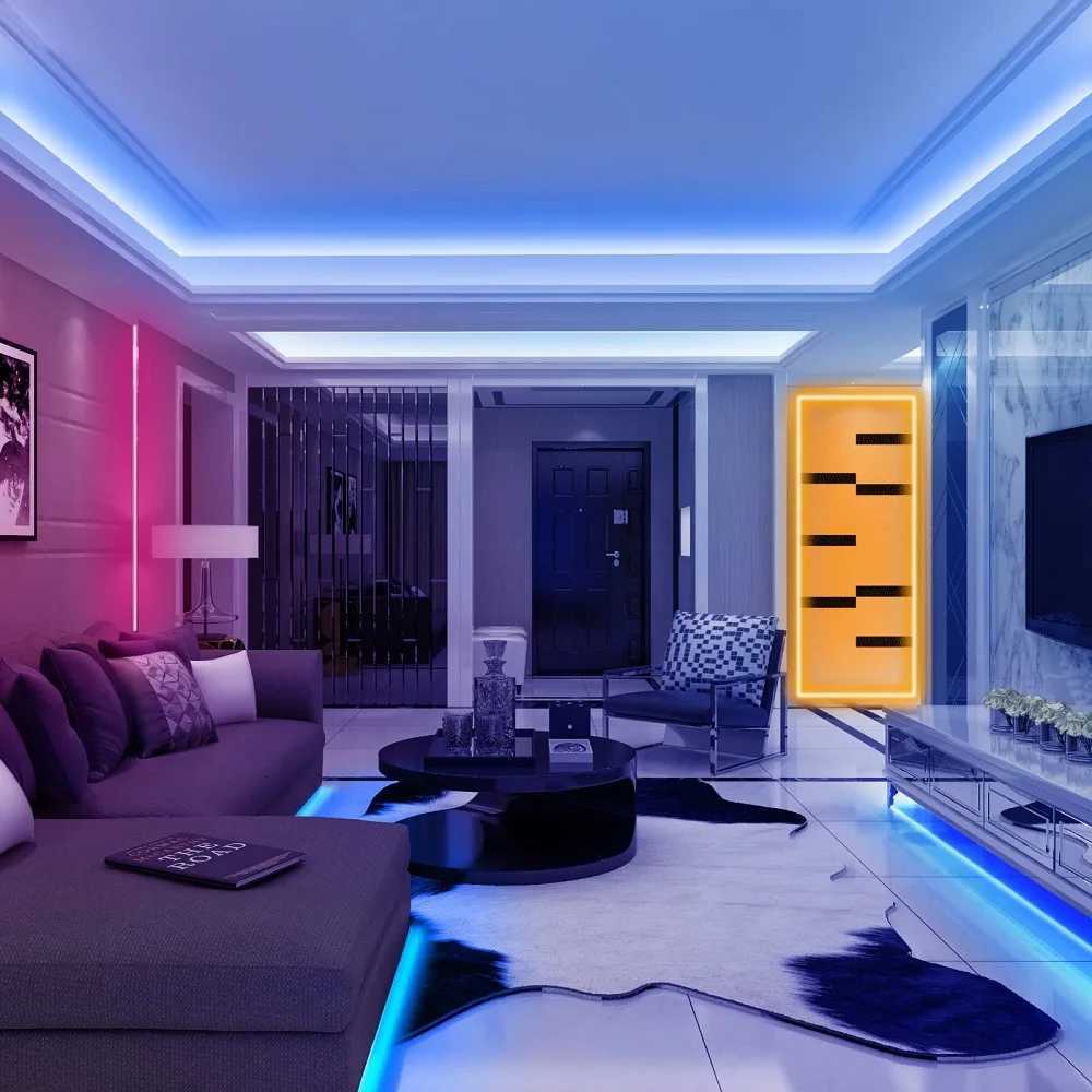 5V LED Strip Light 1-5M RGB With USB 24-Key Infrared Remote Control For Color Change Brightness SMD Suitable For Holiday DecorationXJ250710