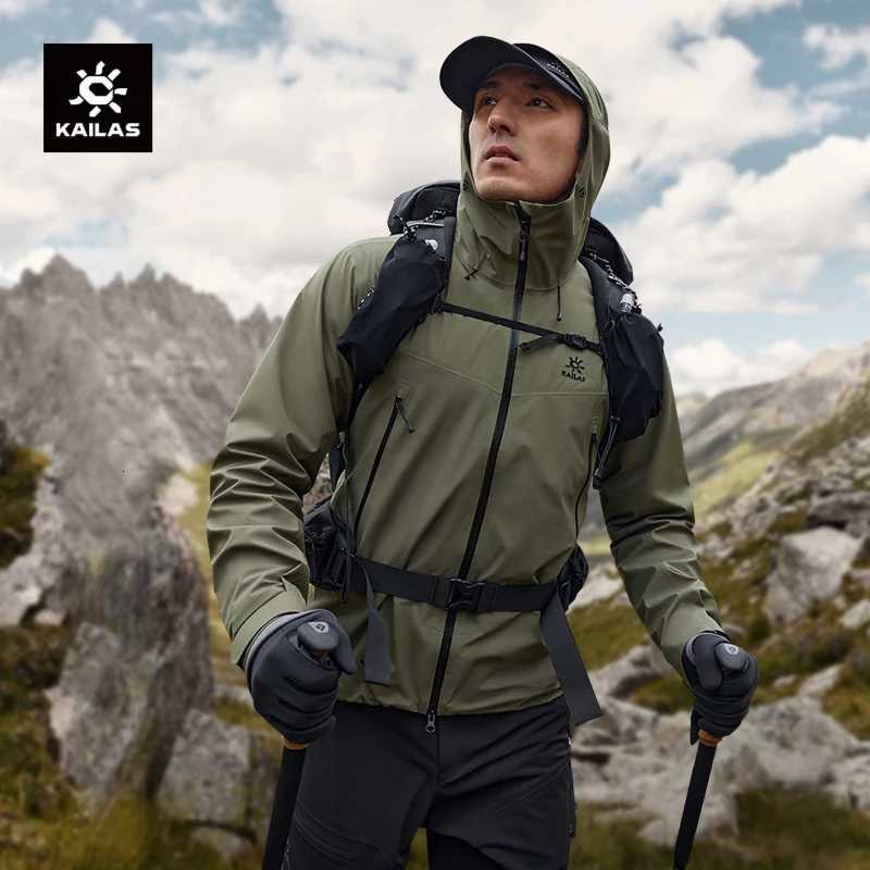 KAILAS GEMU Jacket for Men Outdoor Waterproof Hooded Coat Mountaineering Jacket Breathable Climbing Clothing KG24436 W250711