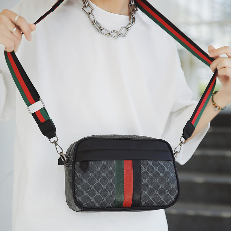 Designer Bag 2025 New Single Shoulder Bag For Men,fashion Trend Crossbody Bag, Business Casual Horizontal Style Youth Luxury Bag Men's Small Back