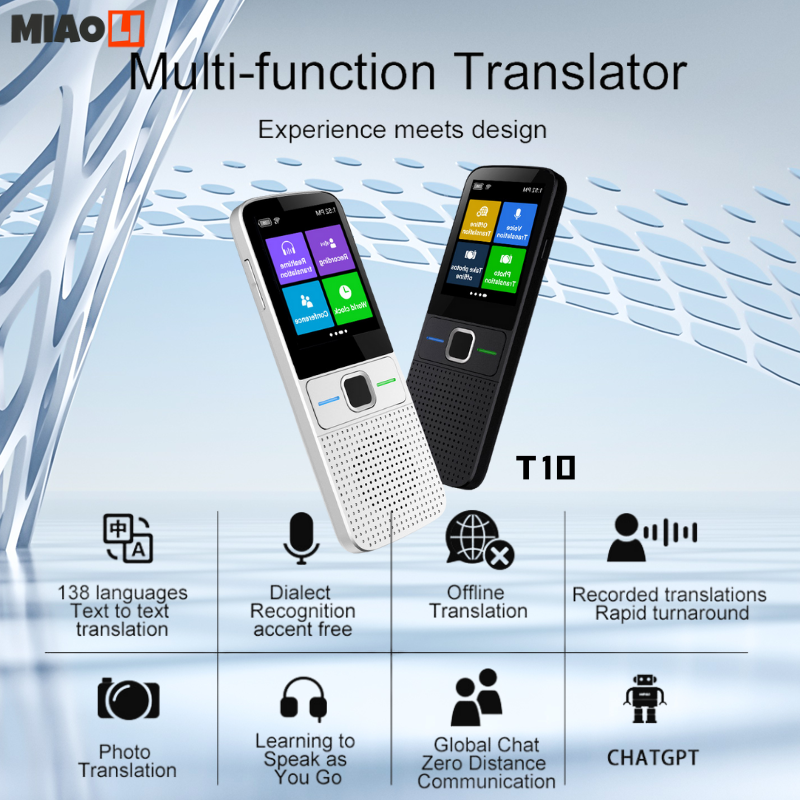 Voice-to-Voice and Text Recognition for Multiple Languages by T10 Intelligent Travel Companion
