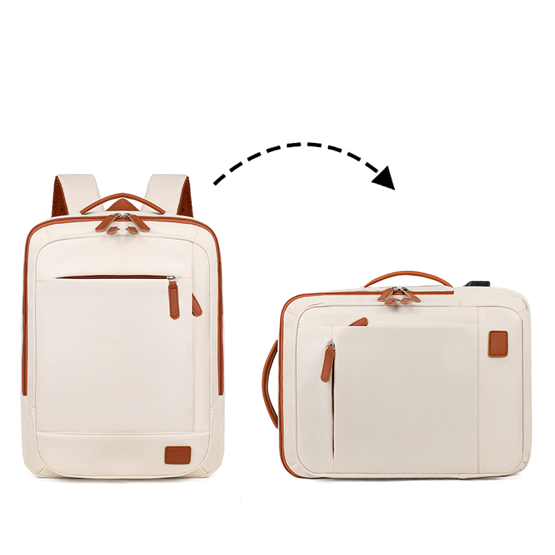 Expandable capacity business backpack - supports check-in. Multi-functional travel computer backpack.